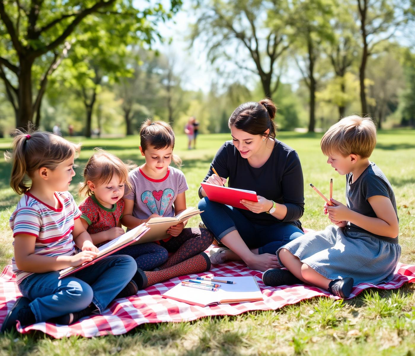 Class in the park